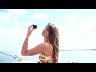 Top model little caprice boat tour in cuba paradise island