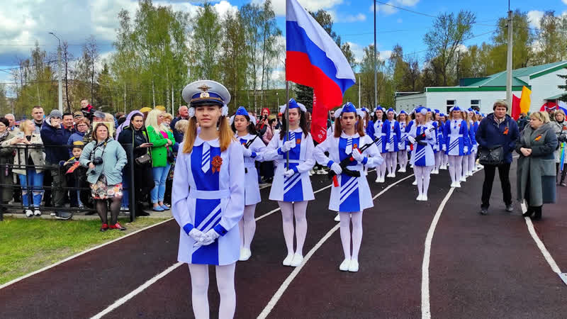 Взвод девушек школы №2