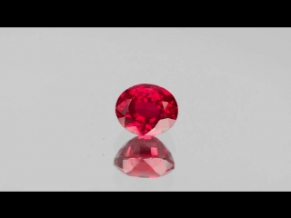 Fiery intense red unheated ruby from mozambique