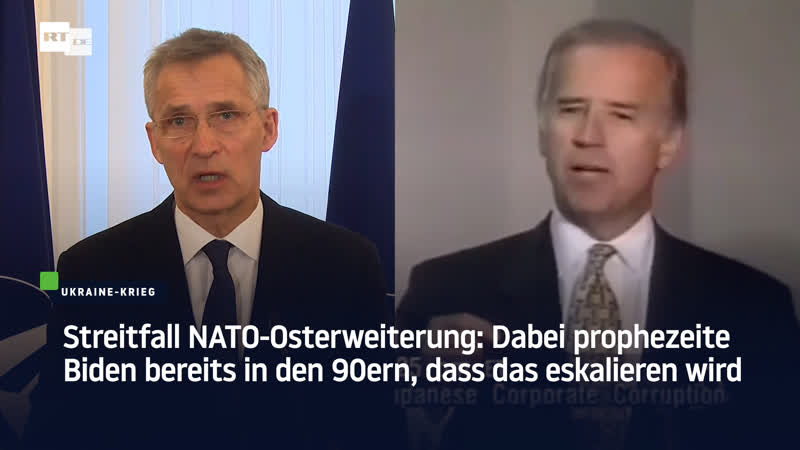 Streitfall nato osterweiterung dabei prophezeite biden bereits in den 90ern, dass das eskalieren wird
