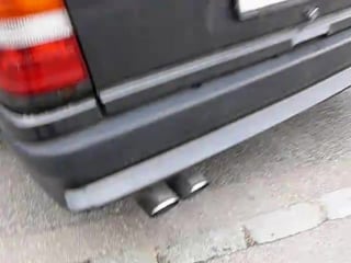 #benzwagon mercedes 300te 24 amg look exhaust part 2
