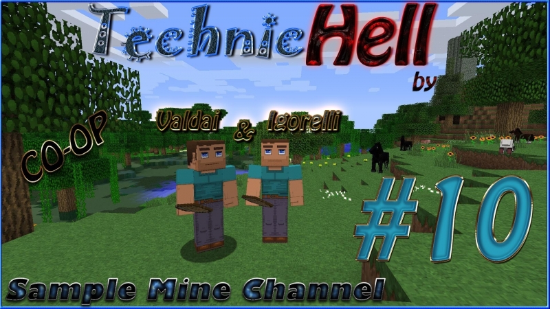 Minecraft 1 5 2 technic hell (coop) [серия 10] "ад в квадрате в нижнем мире d"