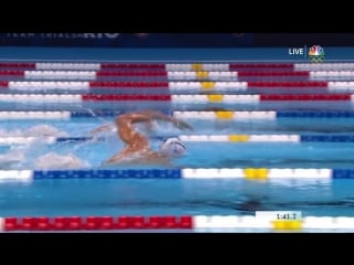 Olympic swimming trials michael phelps out touches ryan lochte in the 200m im