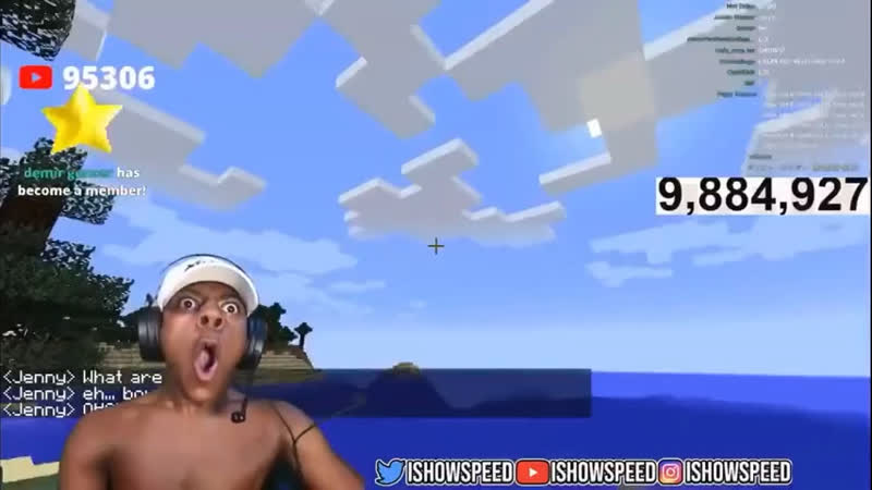 Ishowspeed кайфует от девушки