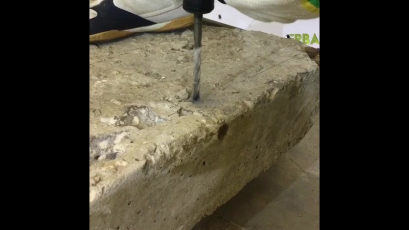 Сверление армированного бетона