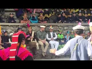 Stunning celebration put on by the kalash people for william and kate in the village