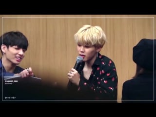 170922 baby kookie wants jimin's attention