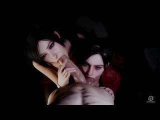 Claire, ada blowjob balljob