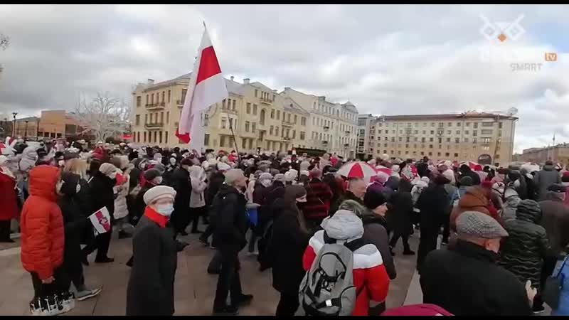 Марш пенсіянераў і медыкаў