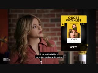 @gretafilm’s @chloegmoretz sits down with @imdb to share her very own watchlist celebritywatchlist greta is in theaters march