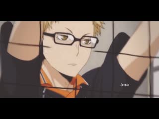 ▹ haikyuu; tsukishima kei