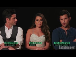 Scream queens lea michele, tpornr lautner, on john stamos nude scene more entertainment weekly