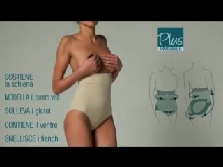 Утягивающие трусы с высокой талией под грудь (минус 2 размера) control body