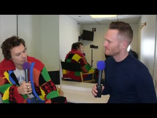 Harry talking about lizzo with @sykeonair full interview airing soon!