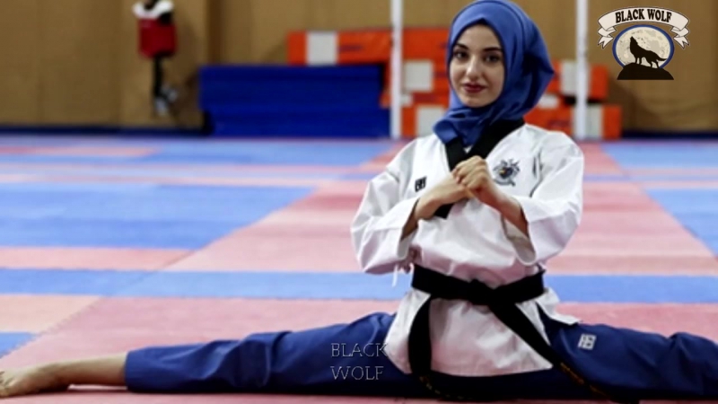 Чемпионка мира по тхэквондо, боевая красотка kübra dağli тхэквондо мотивация