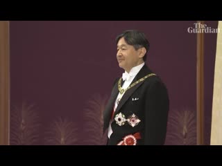 Japans new emperor naruhito formally ascends to throne as reiwa era begins