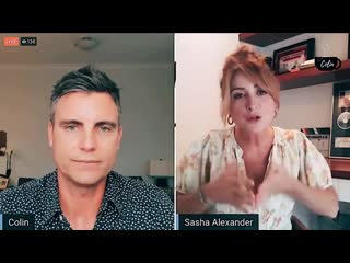 #coffeewithcolin virtual chat with @colinegglesfield & #sashaalexander
