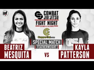 Beatriz mesquita vs kayla patterson combat jiu jitsu