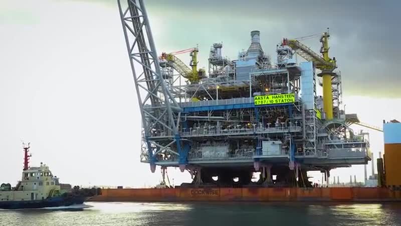 Aasta hansteen topside транспортироа и устаноа