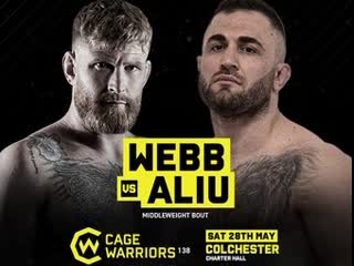 Cage warriors 138 leon aliu vs james webb