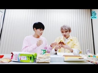 [v live] 180624 kim sanggyun x kenta "japanese fanmeeting is over👏👏👏" v live