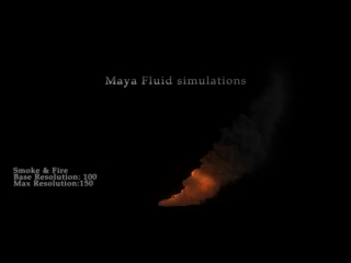 Autodesk maya fluid simulations (test)