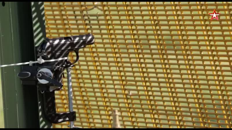 Кадры испытаний пулерассеивающего ограждения «махаон практика»