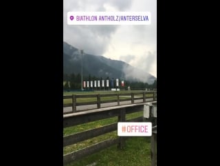 Kaisa mäkäräinen on instagram training camp in antholz/anterselva
