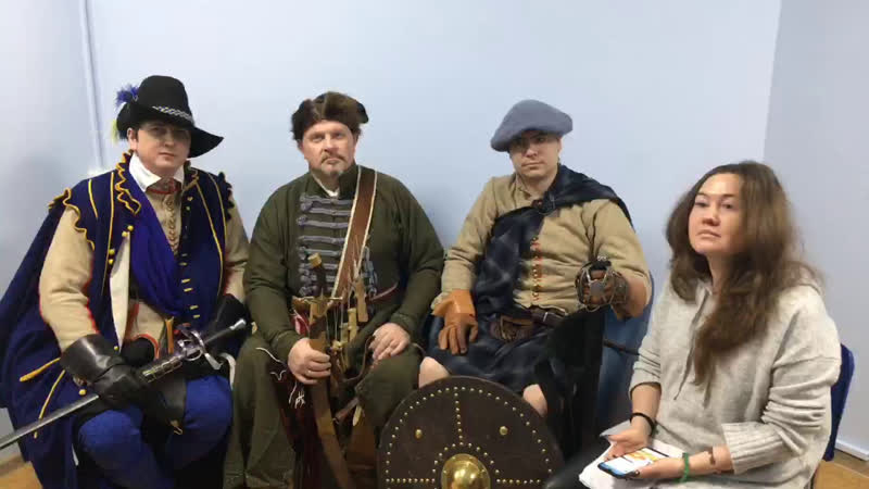 Реконструкторы в гостях у