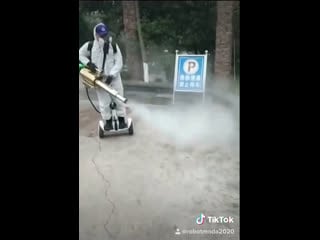 Disinfection coronavirus china #robotmoda