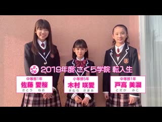 Sakura gakuin 2019 nendo transfer ins for amuse mobile