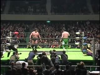 Kenta kobashi vs mitsuharu misawa (march 1, 2003) noah navigate for evolution 2003 tag 9