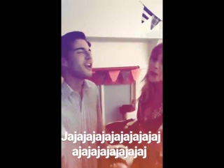 За кадром съемок "heidi, bienvenida a casa"