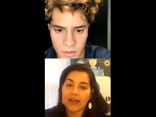Instagram live andre “bate papo” com @ hibonjourtravel » 21 10 20