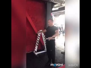 Тренироа подопечного с нерсисяна