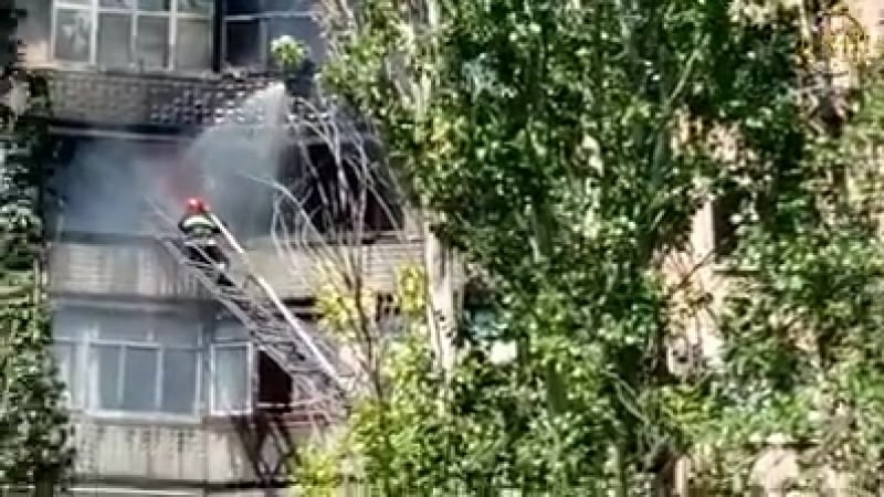 Масштабна пожежа у костянтинівці