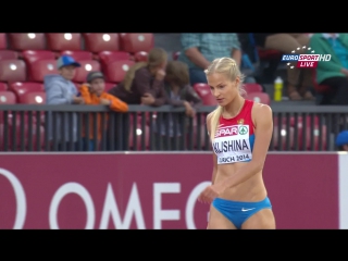 Darya klishina long jump q 22nd european athletics championships zurich (2014)