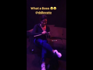 Demi lovato via tayla parx's instagram story (august 8)