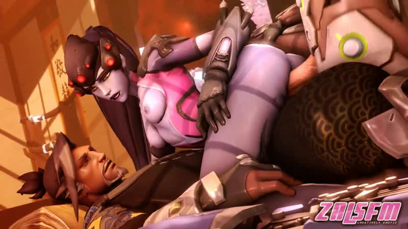 Hanzo genji and widowmaker overwatch animated hentai 3d cgi