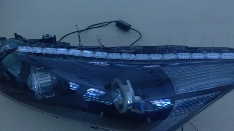 Модульные дневные ходовые огни с функцией поворотника iphcar l6 led drl