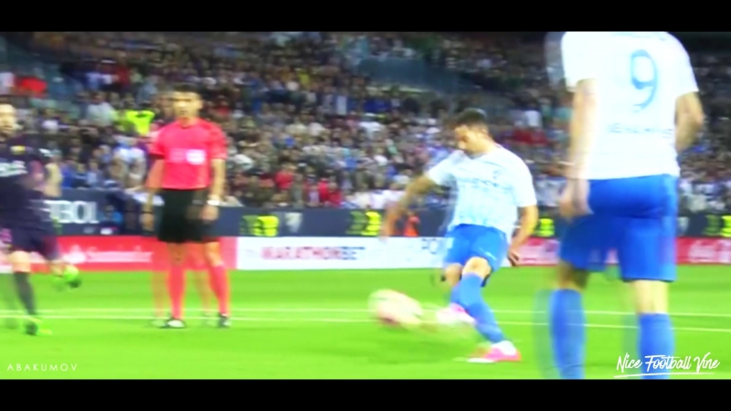 Малага добивает барселону |a a| com/nice football