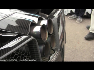 Pagani huayra bc exhaust note huge revs accelerations!