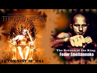 The return of the king fedor emelianenko