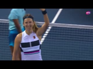 «vika7 downs the second seeded collins, 6 1, 6 2!