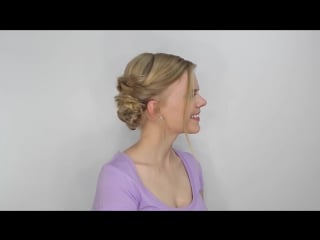 Braided updo for shorter hair missy sue