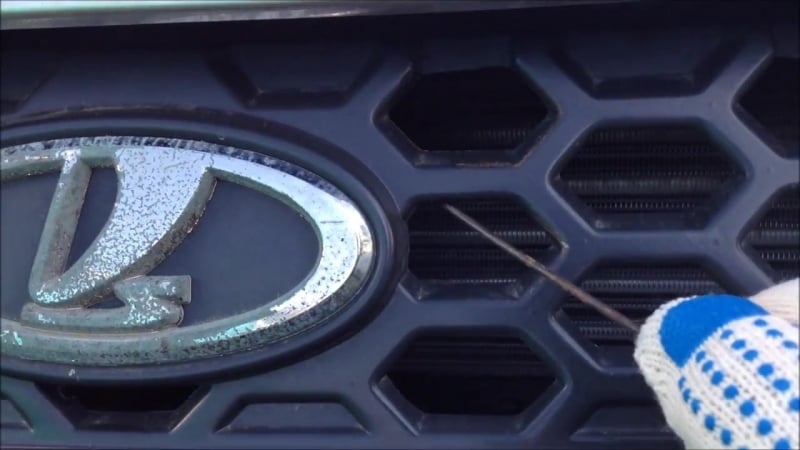 Как открыть капот если порвался тросик на ладе калине