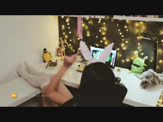 Sweet sexy bunny girl plays nutaku game and gets h… dianaanddaniel [порно, сек