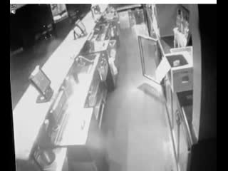 Security cam footage of a club in nottingham