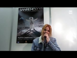 Le prime prove di chiara sul palco dell'ariston con nessun posto è casa mia