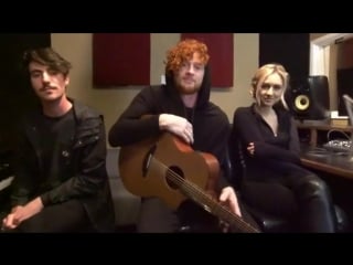 Crywolf skeletons live acoustic session w/ charity and midoca